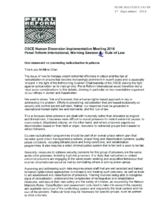 Preventing radicalization in prisons