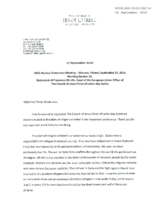 Statement by the European Union Office of the Church of Jesus Christ of Latter-day Saints for the Working session 12