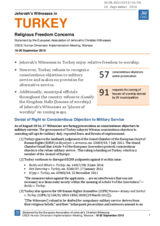 Written statement by the European Association of Jehovah's Christian Witnesses. Turkey