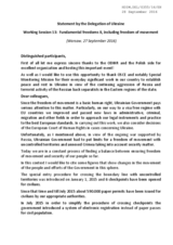 Statement by Ukraine for Working Session 13