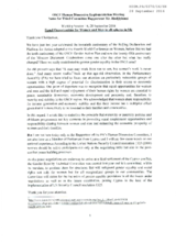 Statement by the Rapporteur of the General Committee on Democracy, Human Rights and Humanitarian Questions of the OSCE Parliamentary Assembly for the Working Session 14