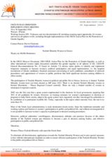 Intervention by Pervin Chairoula - Turkish Minority Women in Greece