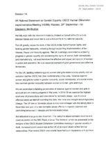 Statement by the United Kingdom for the Working Session 14