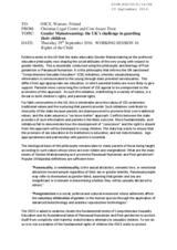 Gender Mainstreaming: the UK&rsquo;s challenge in guarding their children