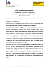 Liechtenstein&rsquo;s statement for Opening Plenary Session