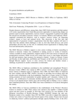 Statement for Side Event: Connecting Women&rsquo;s Local Experiences to Empower Change