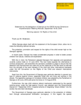 Statement by the Delegation of Georgia