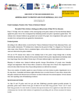 Excessive Police violence during peaceful protests of July 2016 in Armenia