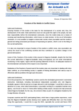 Freedom of the Media in Conflict Zones