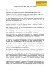 Statement by Austria for Working Session 6