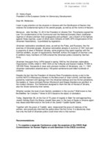 Statement. Situation with the fundamental rights in Ukraine