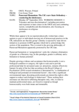 Pansexual Humanism: The UK&rsquo;s new State Orthodoxy &ndash; countering the intolerance