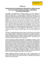 Statement by Salut et Misericorde for Working Session 11