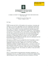 Statement by Norway for Closing Reinforced Plenary Session