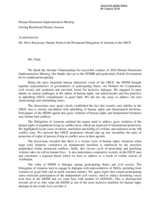 Closing Statement of Armenia