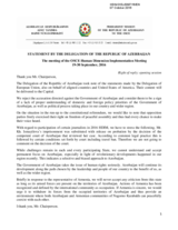 Right of reply by the Azerbaijan