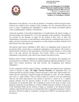 Azerbaijan, Statement