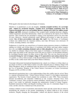 Azerbaijan, Right of reply