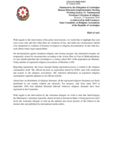 Azerbaijan, Right of reply