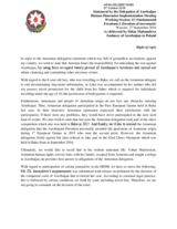 Azerbaijan, Right of reply