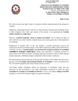 Azerbaijan, Right of reply