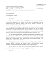 Closing Session, Statement