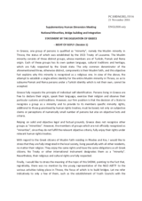 Session 1, Right of Reply