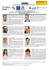 List of Speakers for Side Event: Armenia - Right to Protest and State Reprisals, 2015-2016